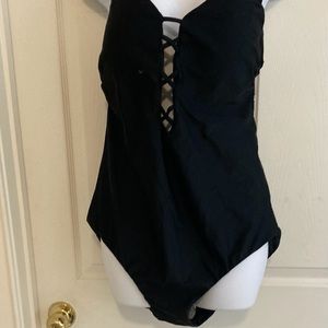 One Piece Bathing Suit with Ties